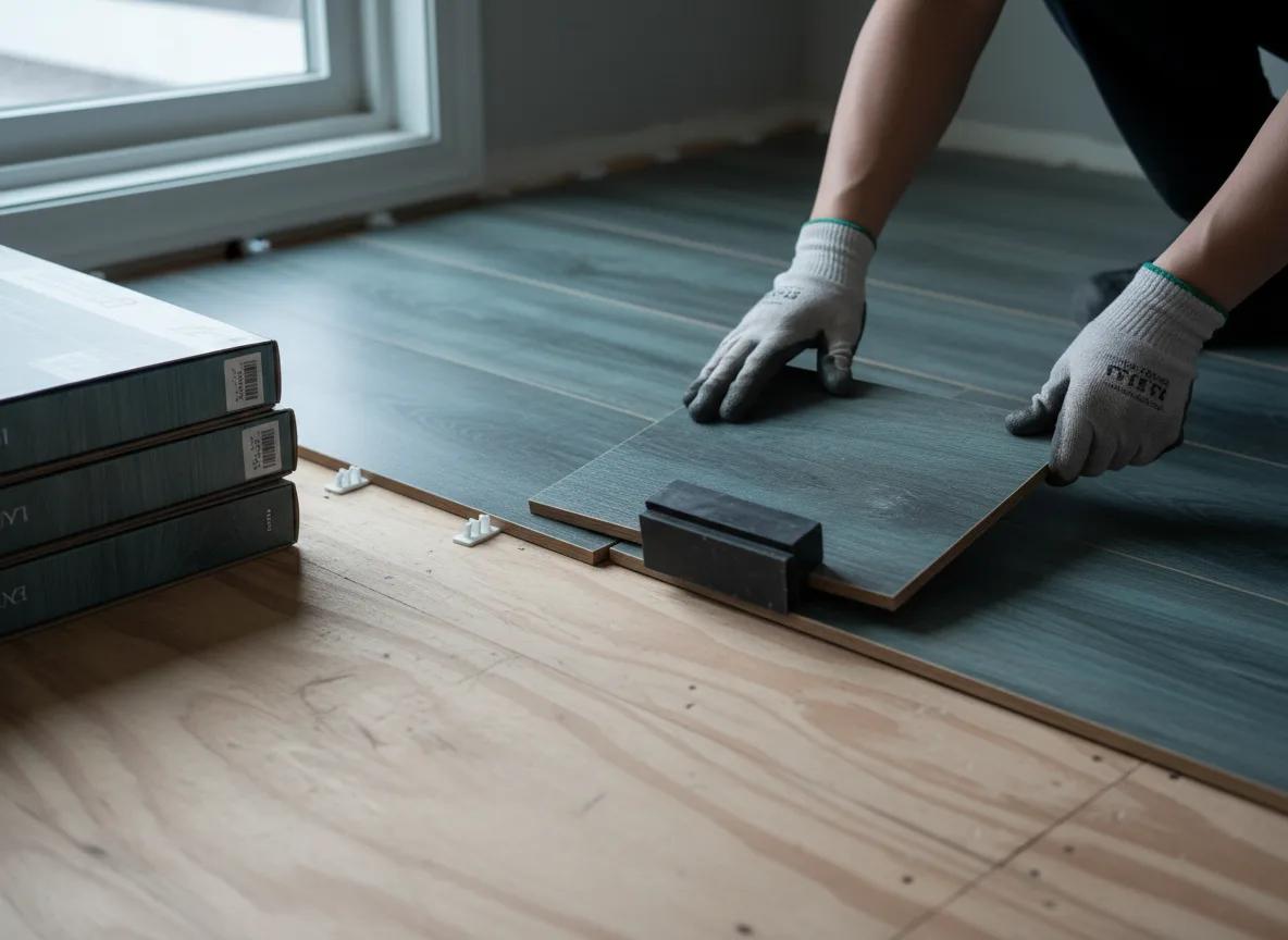 Luxury Vinyl Plank Installation company in Rush Center, KS